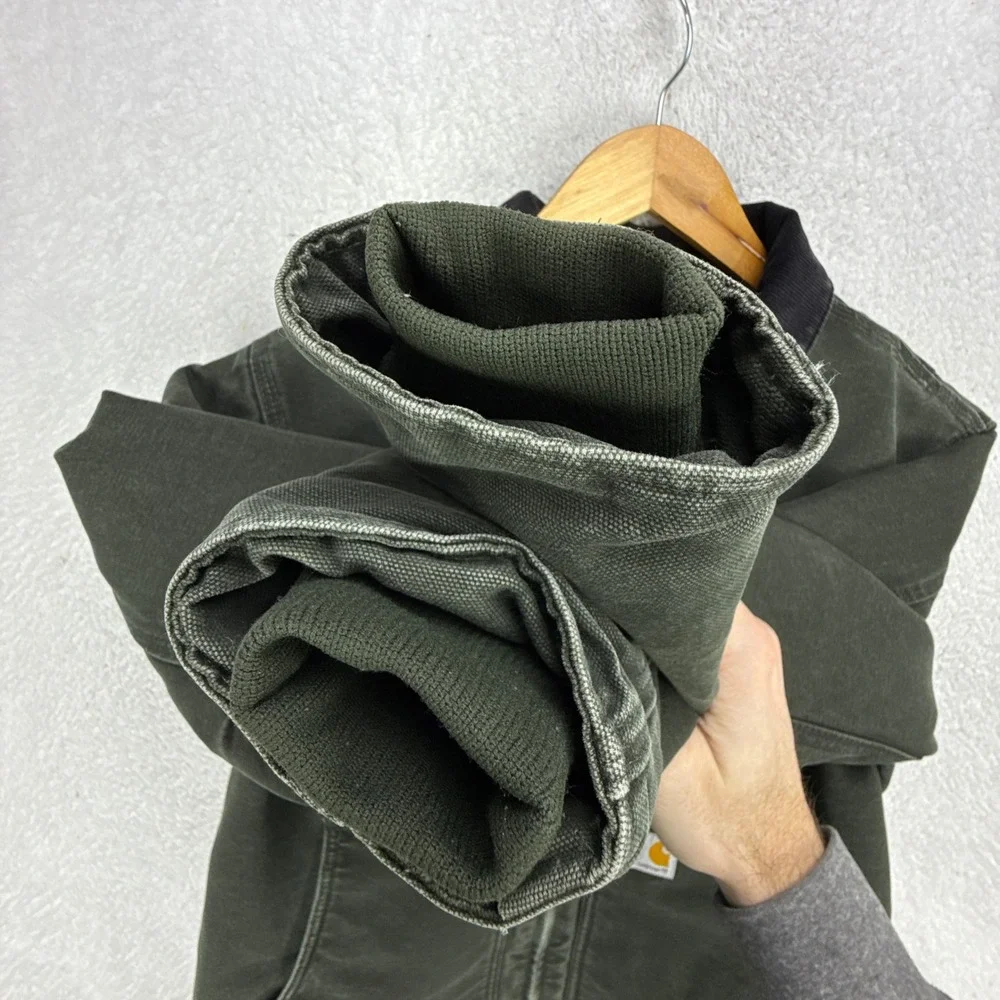 Carhartt Sandstone Ridge Coat Sherpa Lined Womens Medium WC061 MOS Moss Green - Picture 11 of 14